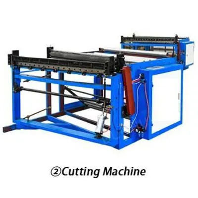 Machine detail — roller section