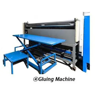 Machine detail — finishing table