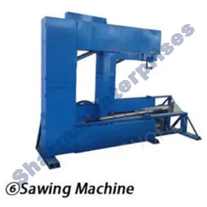 Aluminium-alloy table sawing machine for sizing cooling pad blocks
